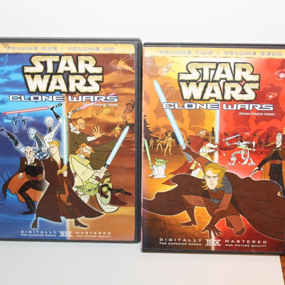 Star Wars Clone Wars Volume One & Two DVD - Picture 1 of 1